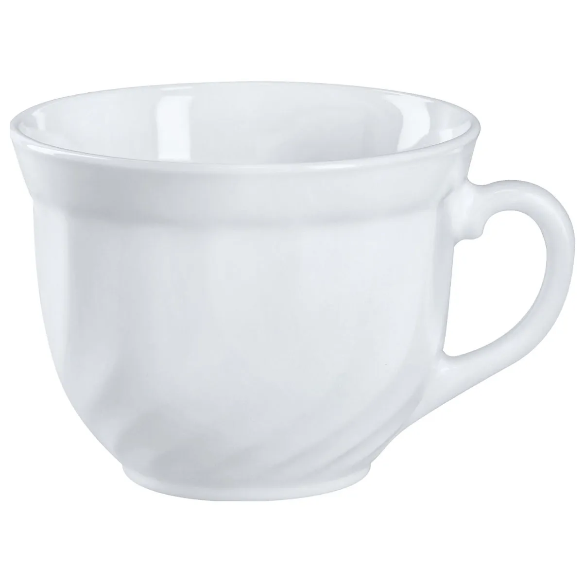 6x Arcoroc Tazza cappuccino Trianon; 220 ml, 8.7x6.6 cm (ØxH); bianco; rotonda; 6 pz. / Pacco - immagine 1