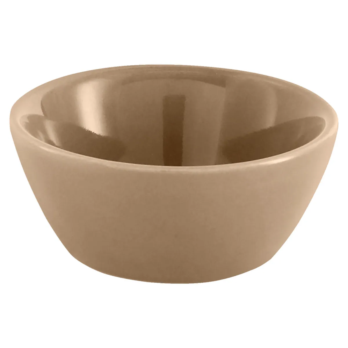 12x VEGA Mini ciotolina Curve; 58 ml, 7x3 cm (ØxH); beige; rotonda; 12 pz. / Pacco - immagine 1