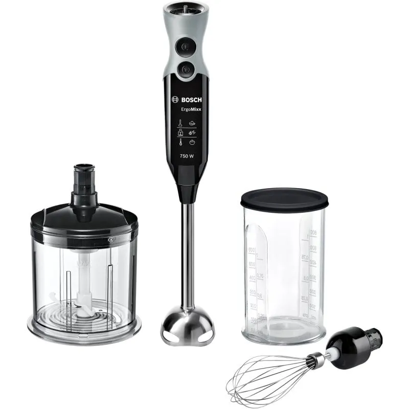 Frullatore a immersione Bosch ErgoMixx 750W Nero - immagine 1