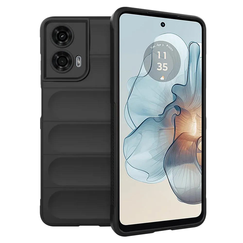 Custodia per Motorola Moto G24 Power, Techsuit, Magic Shield, Nera - immagine 1