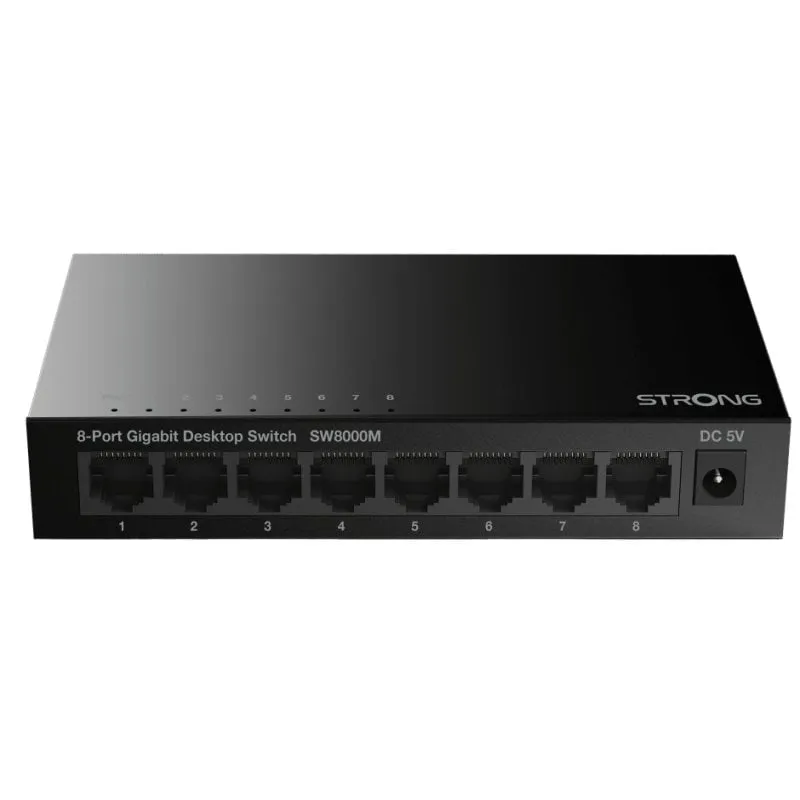 Robusto switch Gigabit SW8000M a 8 porte - immagine 1