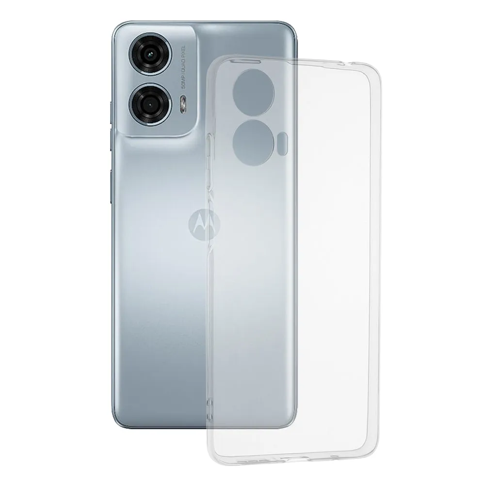 Custodia per Motorola Moto G24 Power, Techsuit, Chiara, Trasparente - immagine 1
