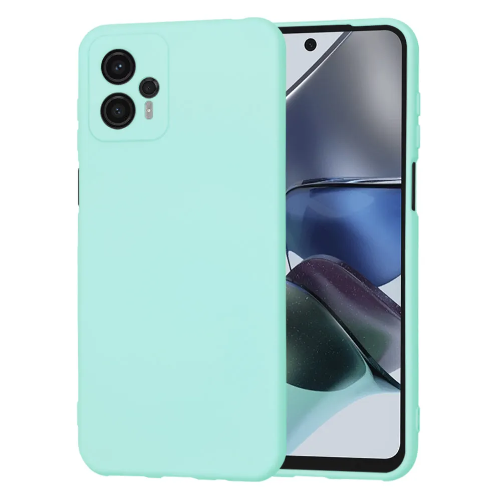 Custodia per Motorola Moto G23, Techsuit, SoftFlex, Turchese - immagine 1