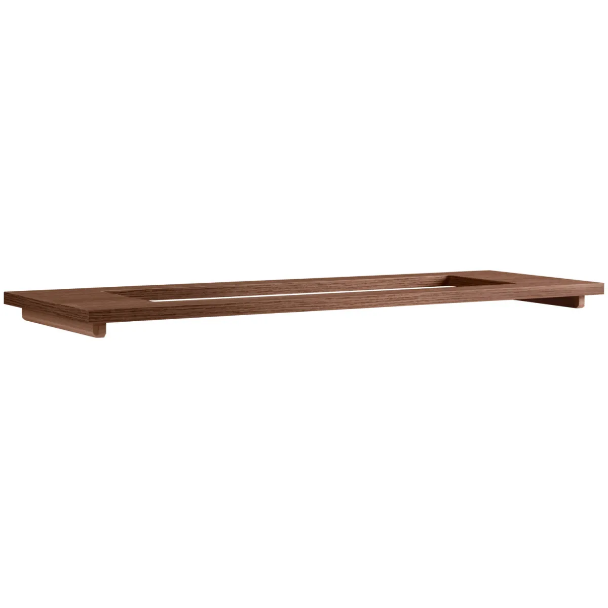 VEGA Ripiano portafiori per Diviso; 25x3.6x80 cm (LxHxP); tabacco - immagine 1
