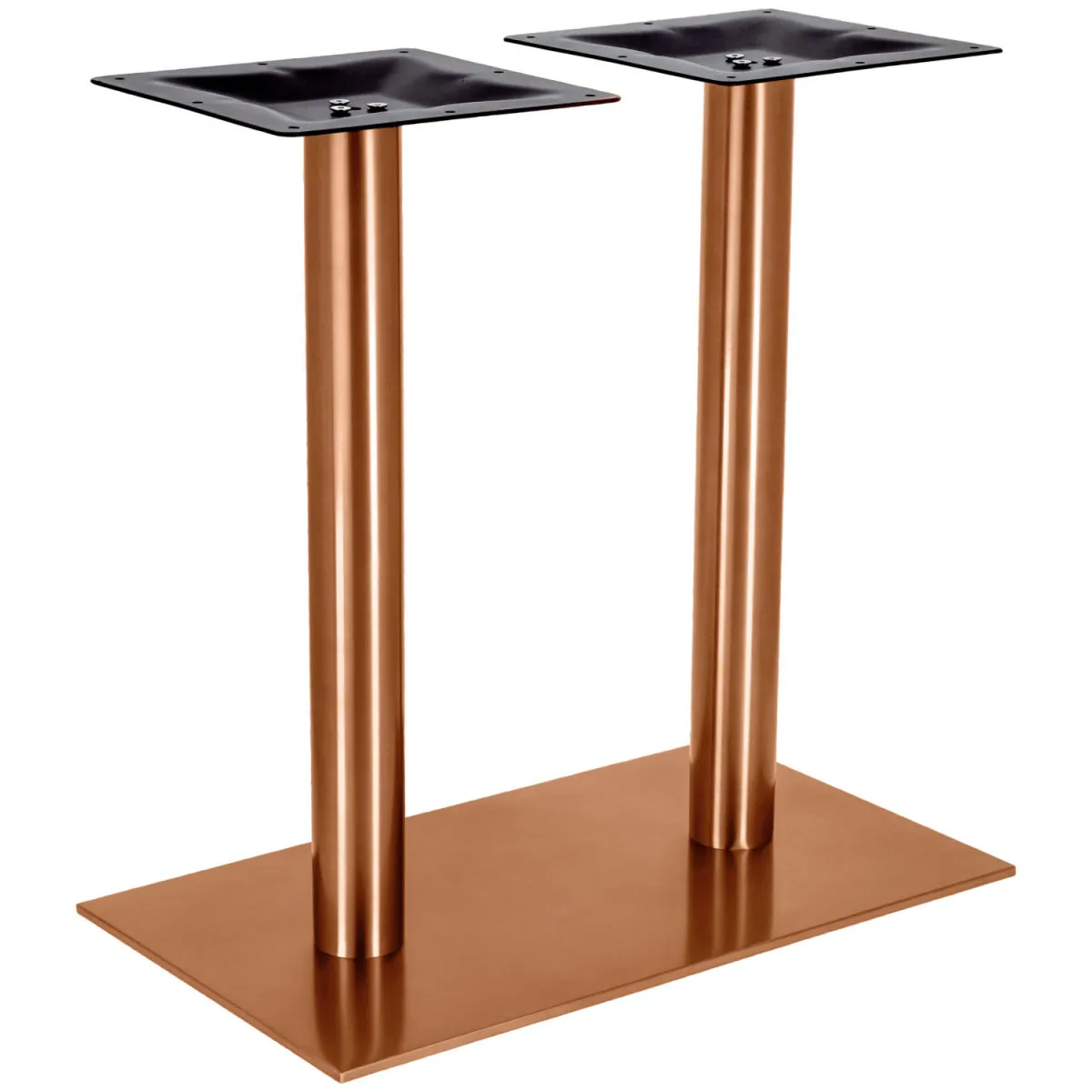 VEGA Base tavolo alta Orio rettangolare; 70x40x72 cm (LxLxH); rame; rettangolare - immagine 1