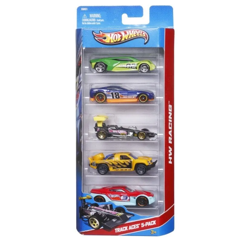 Hot Wheels Confezione 5 Macchinine, Modelli Assortiti, Giocattolo per Bambini 4+ Anni - immagine 1