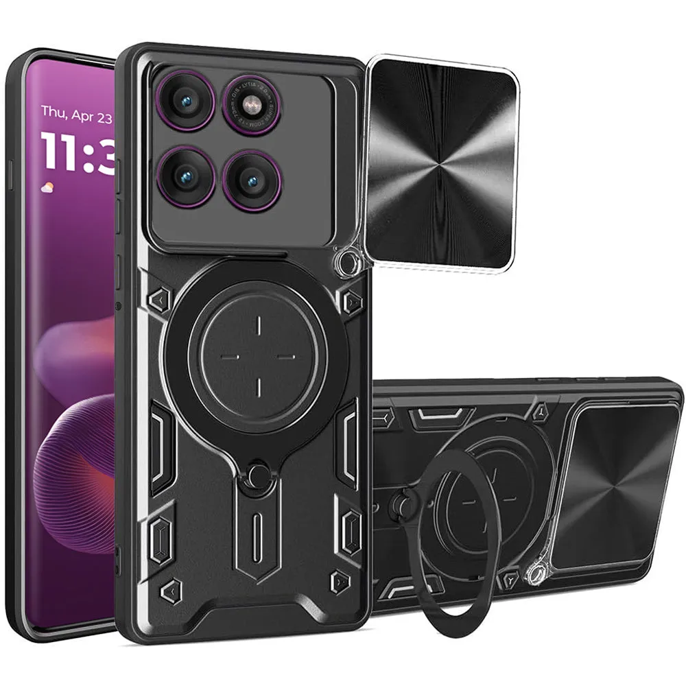 Custodia per Motorola Edge 60 Pro, Techsuit, CamGuard Pro, Nera - immagine 1