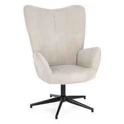 INAS Girevole Poltrona Beige - immagine 1