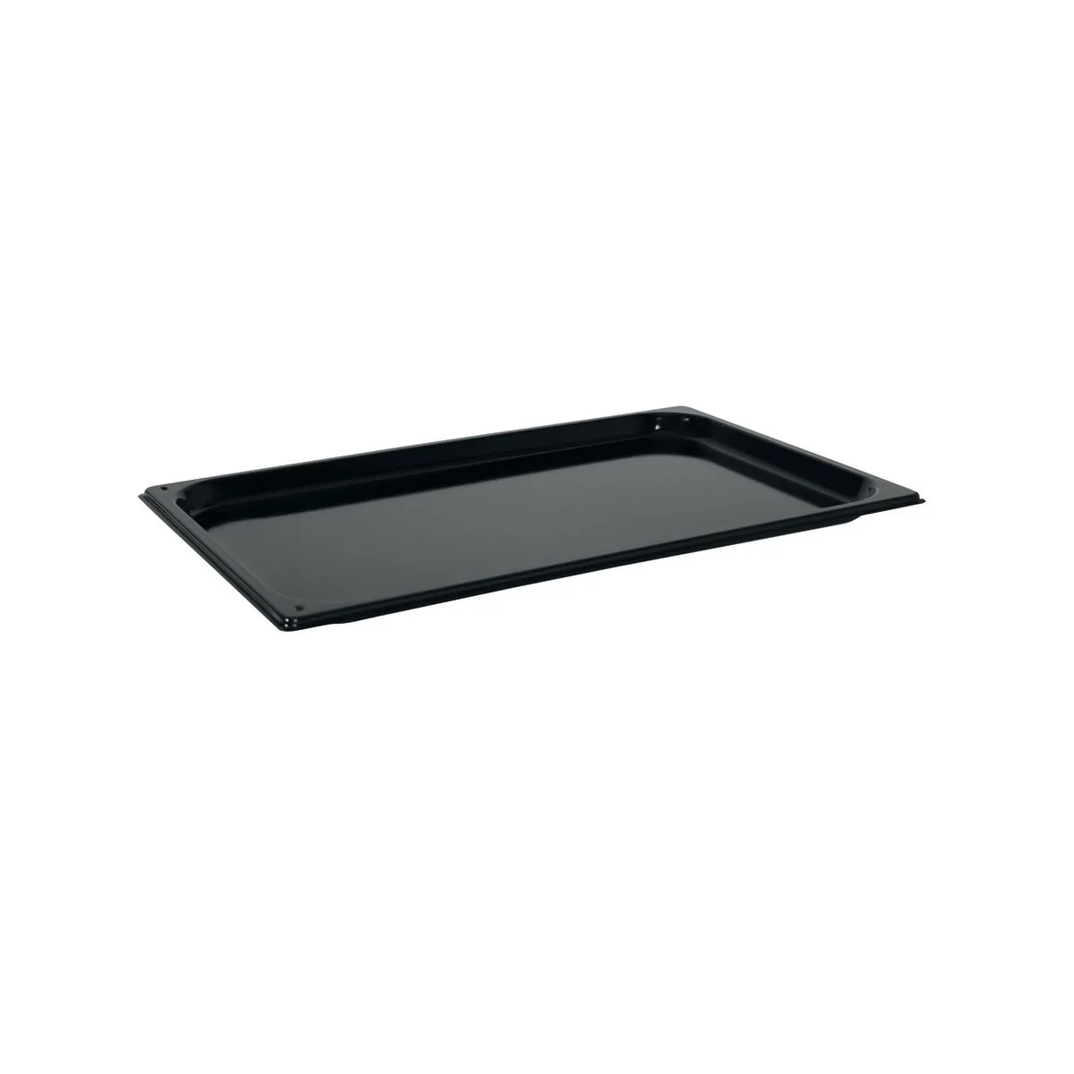 Schneider Teglia da forno gastronorm 1/1 smaltata; GN 1/1, 53x32.5x2 cm (LxLxH); nero; rettangolare - immagine 1