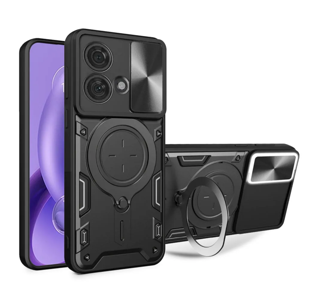 Custodia per Motorola Edge 40 Neo, Techsuit, CamGuard Pro, Nera - immagine 1