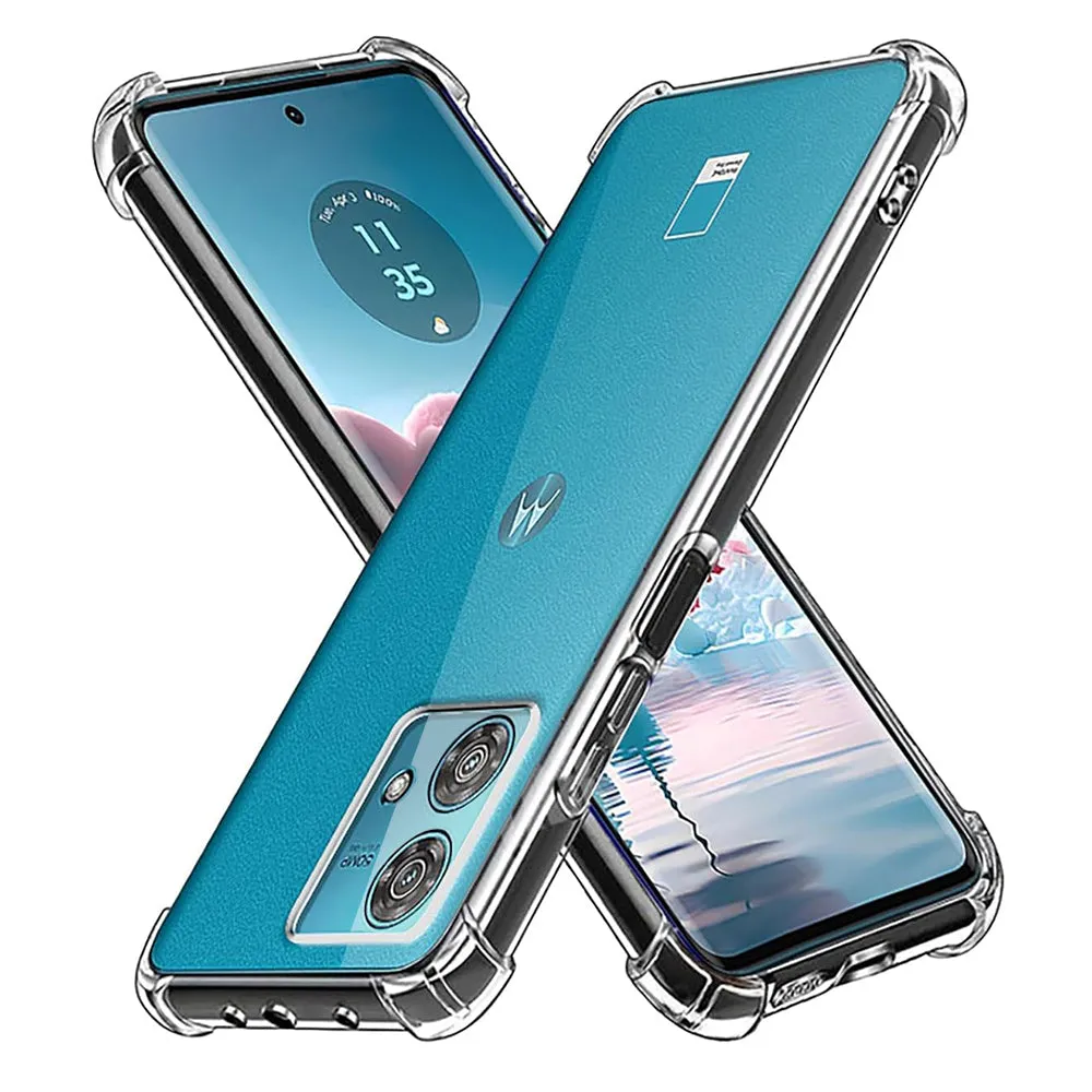 Custodia per Motorola Edge 40 Neo, Techsuit, Shockproof Clear, Trasparente - immagine 1