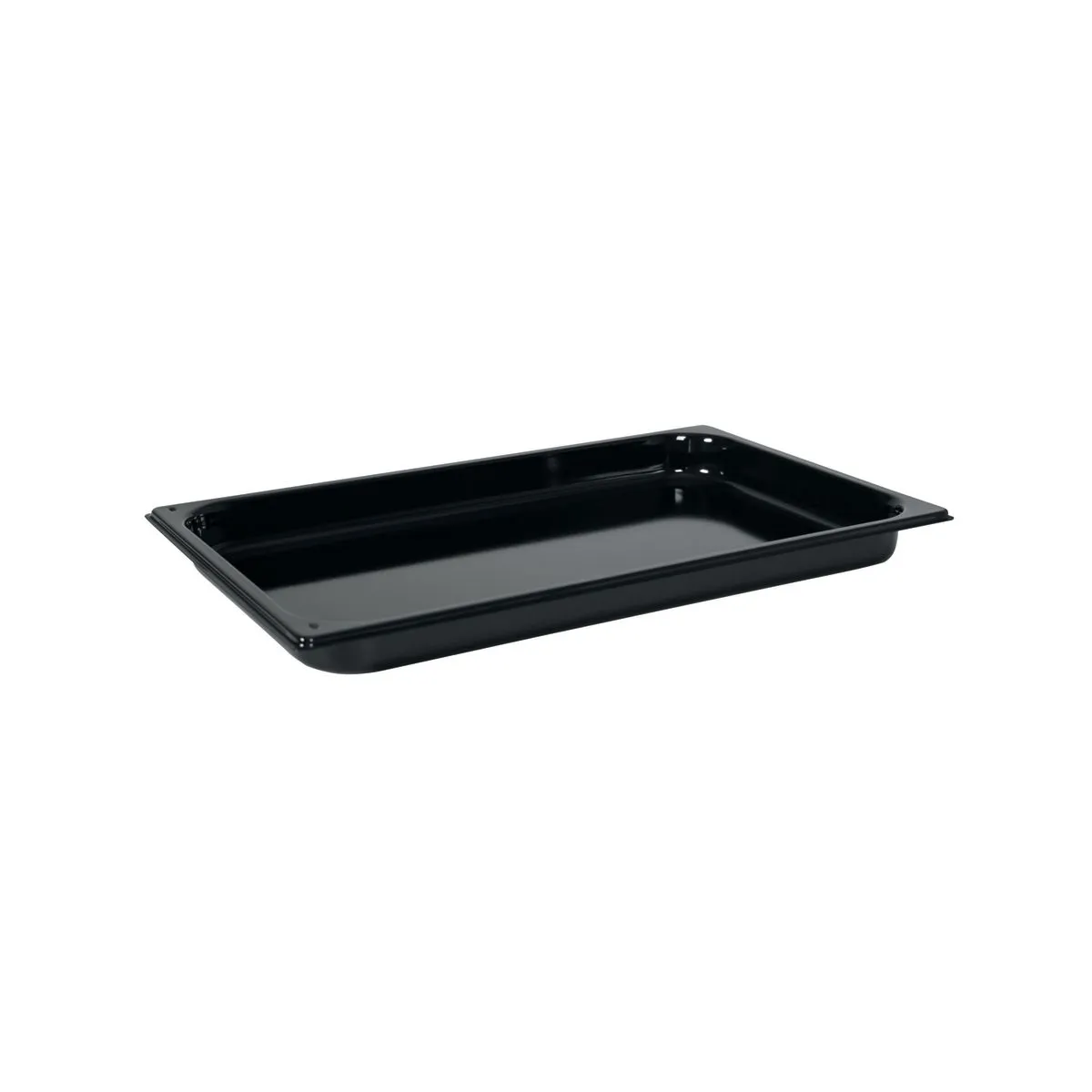 Schneider Teglia da forno gastronorm 1/1 smaltata; GN 1/1, 53x32.5x4 cm (LxLxH); nero; rettangolare - immagine 1