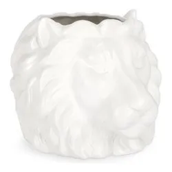 Vaso dolomite (27x23,1x20,5cm) Leone JAIDEN Bianco 0143159 - immagine 1