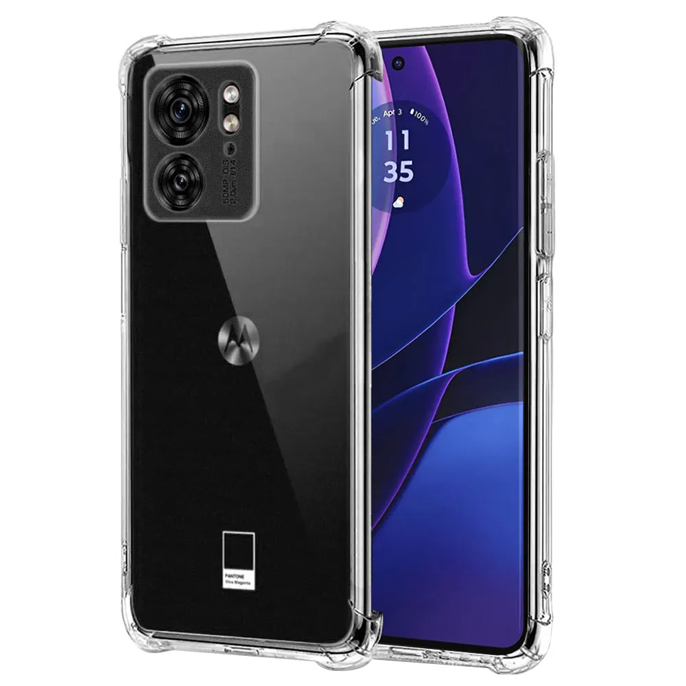 Custodia per Motorola Edge (2023) / Edge 40, Techsuit, Shockproof Clear, Trasparente - immagine 1