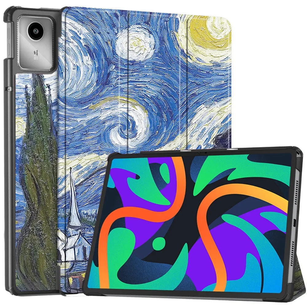 Custodia per Lenovo Tab M11, Techsuit, FoldPro Starry Night, Multicolore - immagine 1