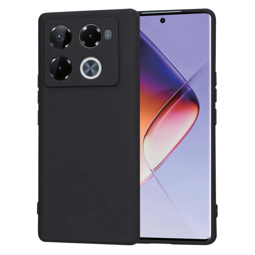 Custodia per Infinix Note 40 Pro+, Techsuit, SoftFlex, Nera - immagine 1