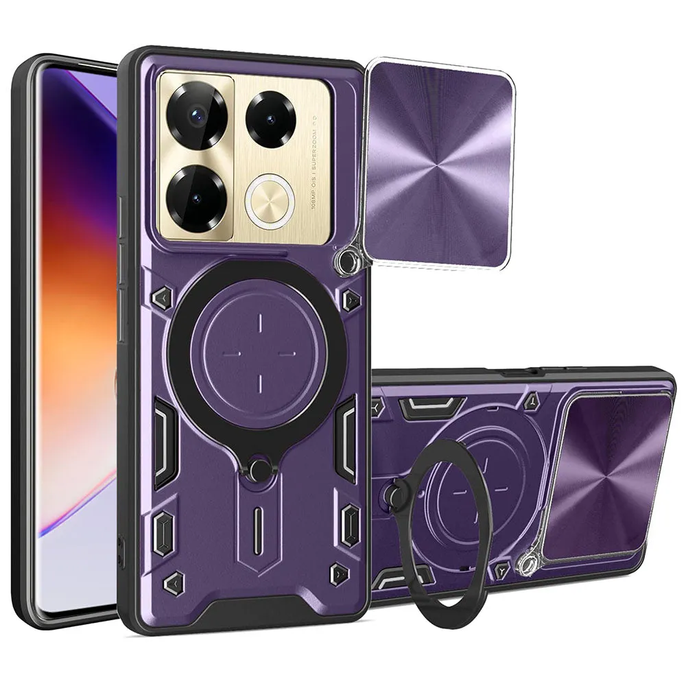 Custodia per Infinix Note 40 Pro+, Techsuit, CamGuard Pro, Viola - immagine 1