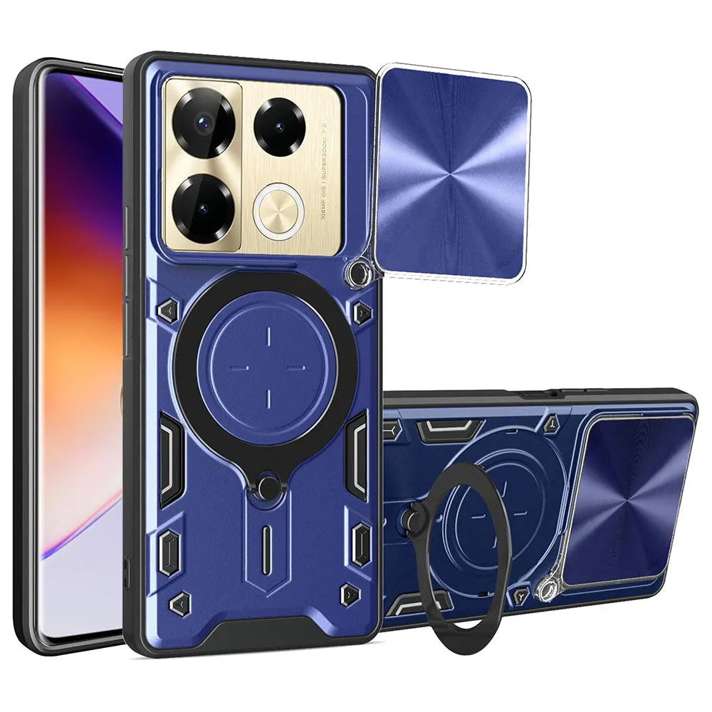 Custodia per Infinix Note 40 Pro+, Techsuit, CamGuard Pro, Blu - immagine 1
