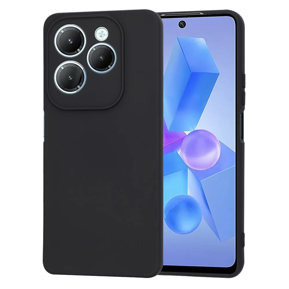 Custodia per Infinix Hot 40 / Hot 40 Pro, Techsuit, SoftFlex, Nera - immagine 1