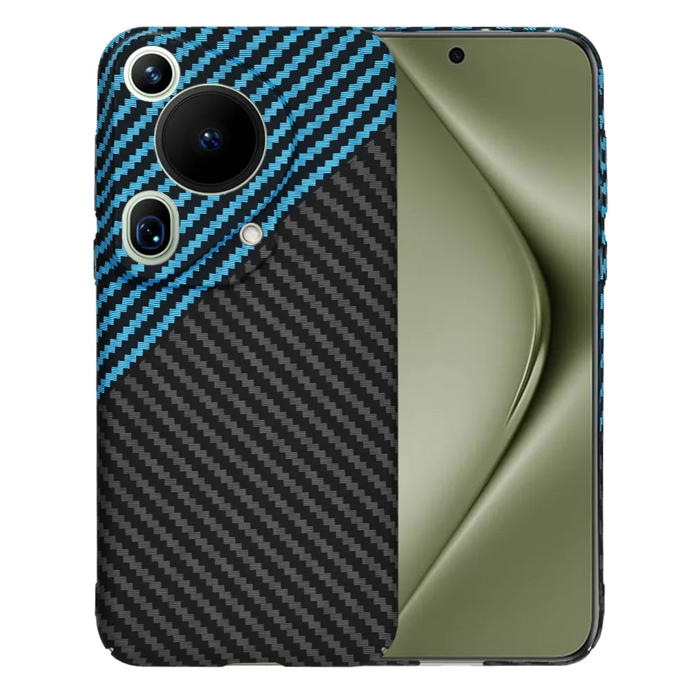 Custodia per Huawei Pura 70 Ultra, Techsuit, Carbonite FiberShell, Nero Bleu - immagine 1