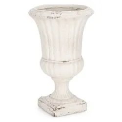 Vaso resina plastica (33x53cm) CASSIOPEA Bianco 0780288 - immagine 1