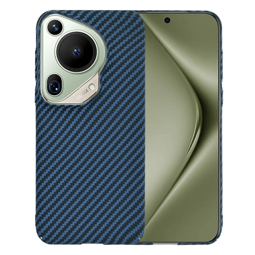 Custodia per Huawei Pura 70 Ultra, Techsuit, Carbonite FiberShell, Turchese - immagine 1