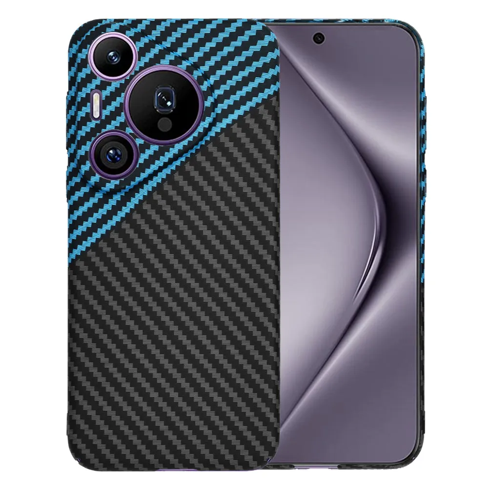 Custodia per Huawei Pura 70 Pro, Techsuit, Carbonite FiberShell, Nero Bleu - immagine 1