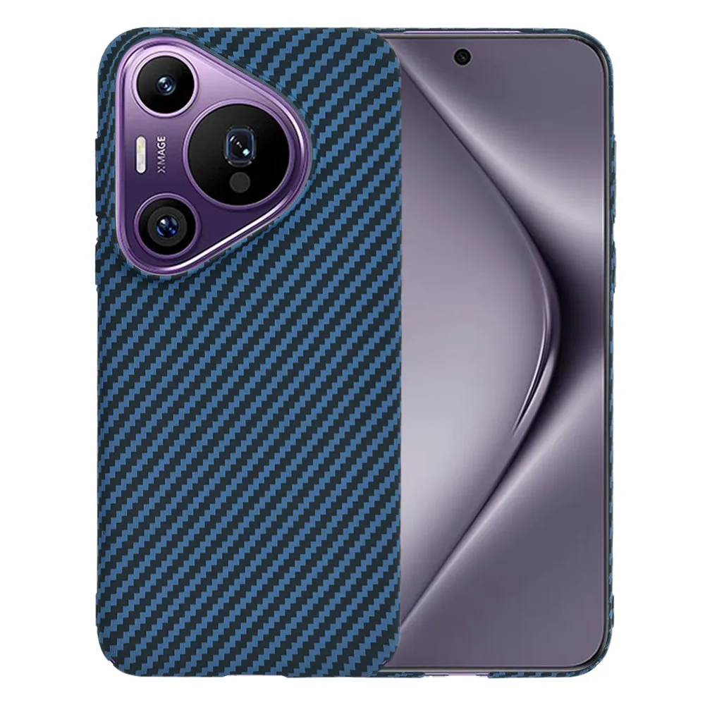 Custodia per Huawei Pura 70 Pro, Techsuit, Carbonite FiberShell, Turchese - immagine 1