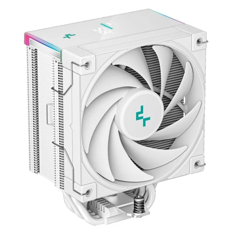 Ventola CPU digitale DeepCool AK500S da 120 mm bianca - immagine 1