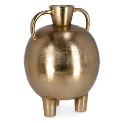 Vaso metallo (25x37cm) bottiglia decorativa SAGAR Oro 0185371 - immagine 1