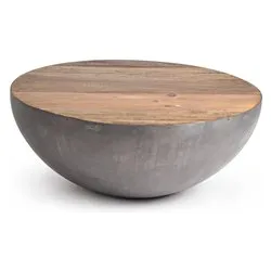 LANCASTER Tavolino Grigio (90cm) - immagine 1