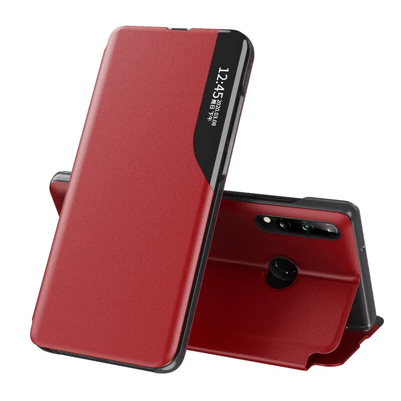 Custodia per Huawei P30 lite New Edition / P30 lite, Techsuit, eFold, Rossa - immagine 1