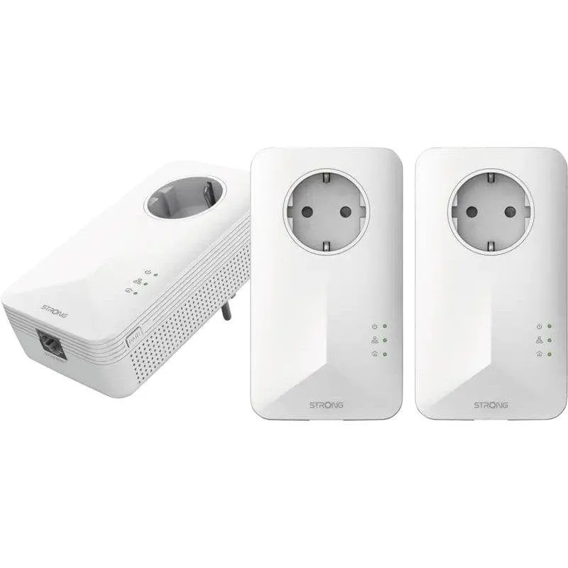 Adattatore Powerline Triple Pack Strong Powerline 1000 Gigabit - immagine 1