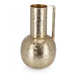 Vaso alluminio (17,5x31cm) bottiglia decorativa LATHE Oro 0184217 - immagine 1