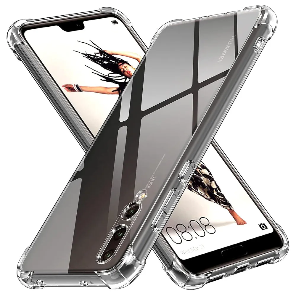 Custodia per Huawei P20 Pro, Techsuit, Shockproof Clear, Trasparente - immagine 1