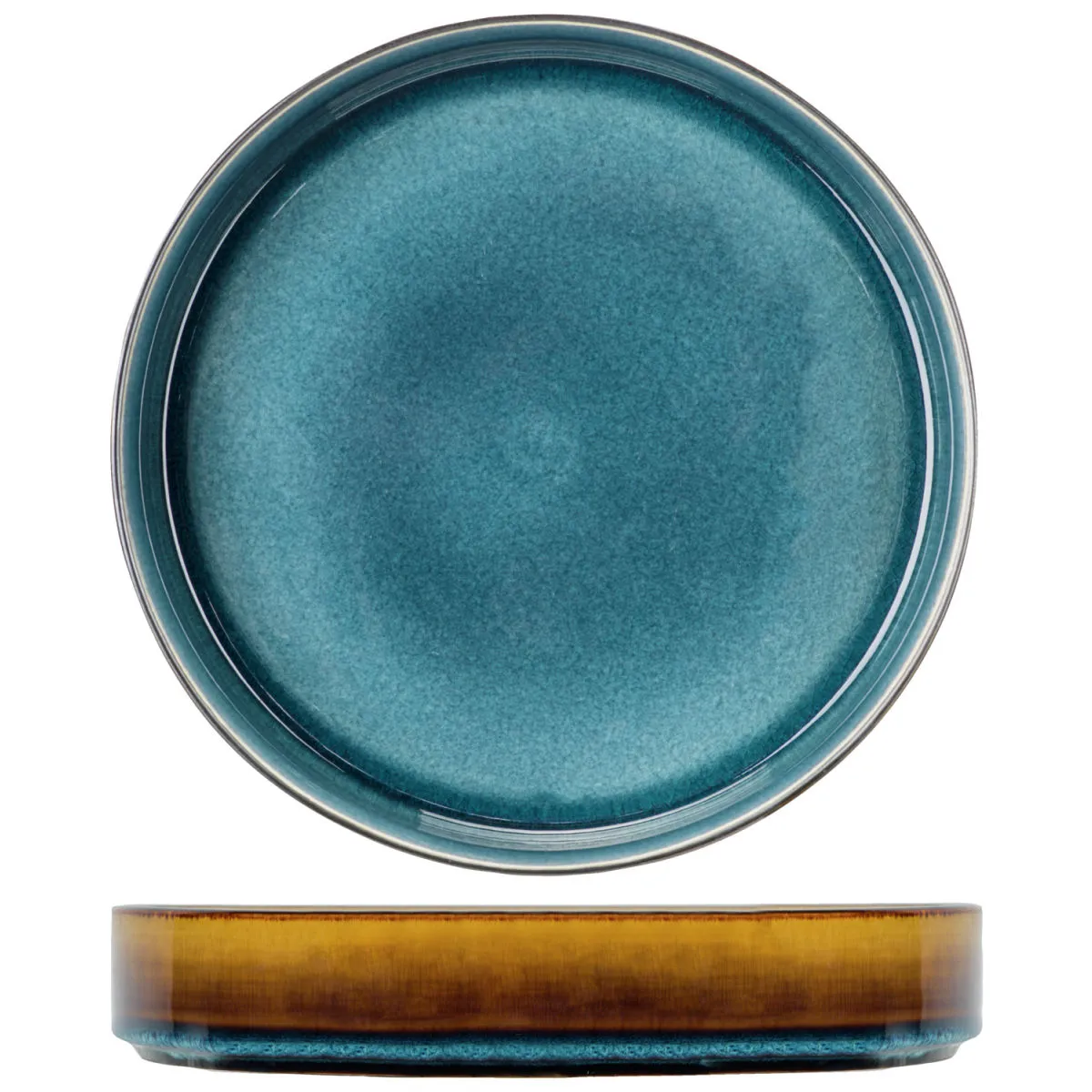 3x Cosy & Trendy Piatto per zuppa Quintana; 1230 ml, 23x4.3 cm (ØxH); blu; rotonda; 3 pz. / Pacco - immagine 1