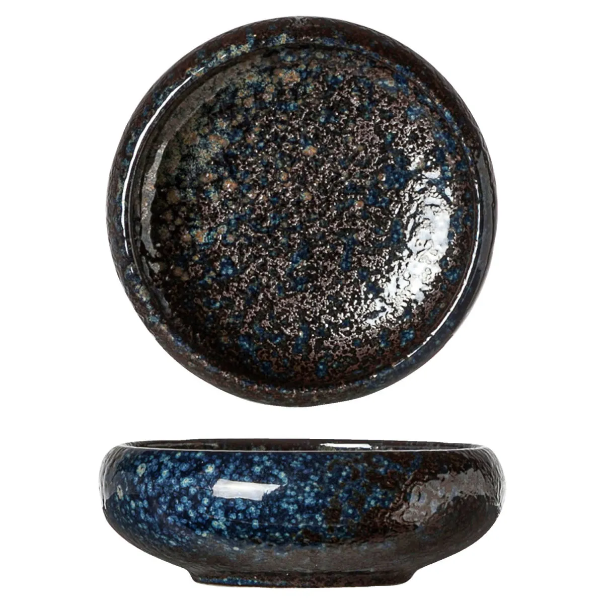 12x Cosy & Trendy Ciotola Black yoru; 100 ml, 9.5x3 cm (ØxH); nero/blu; 12 pz. / Pacco - immagine 1