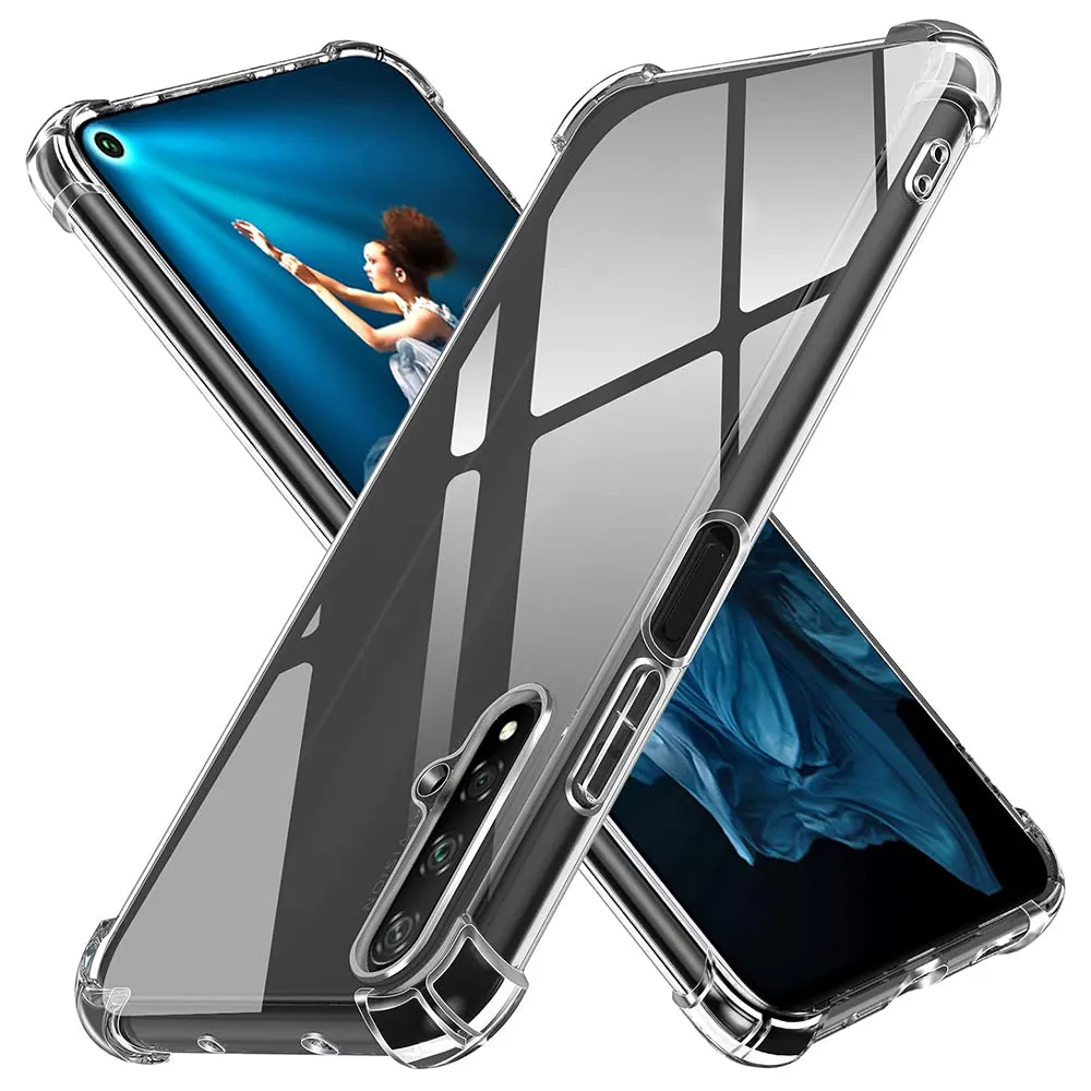 Custodia per Huawei nova 5T / Honor 20, Techsuit, Shockproof Clear, Trasparente - immagine 1