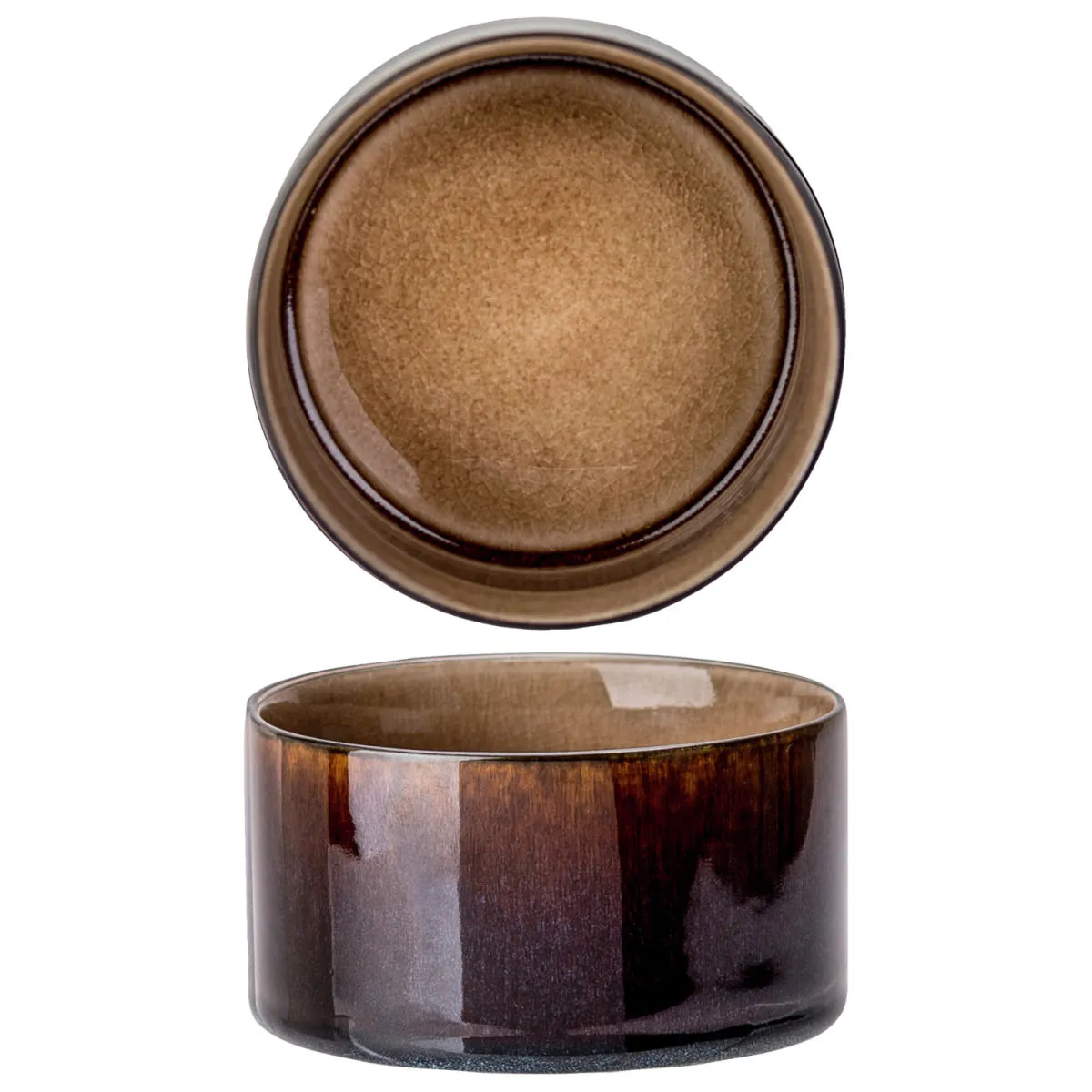 6x Cosy & Trendy Ciotola Quintana; 400 ml, 11x6 cm (ØxH); ambra; 6 pz. / Pacco - immagine 1