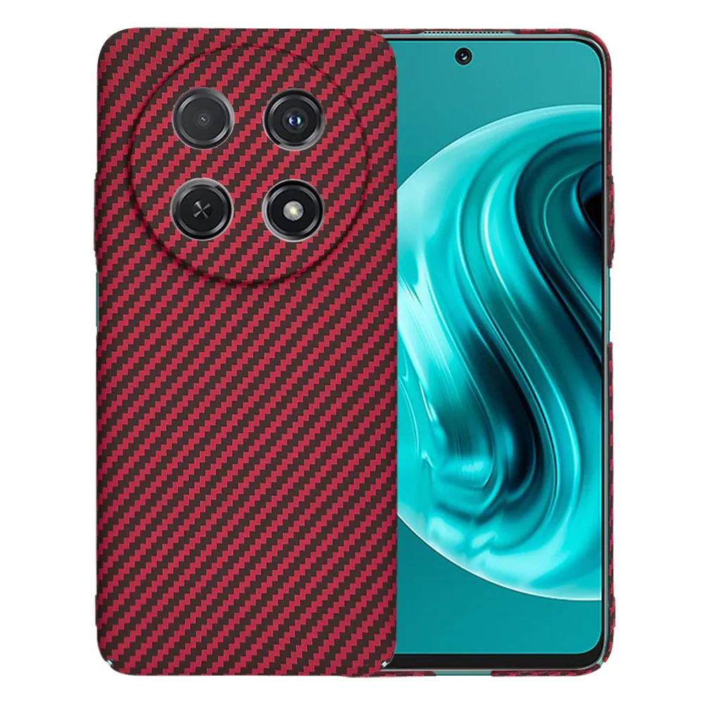 Custodia per Huawei nova 13i / nova 12i, Techsuit, Carbonite FiberShell, Rossa - immagine 1