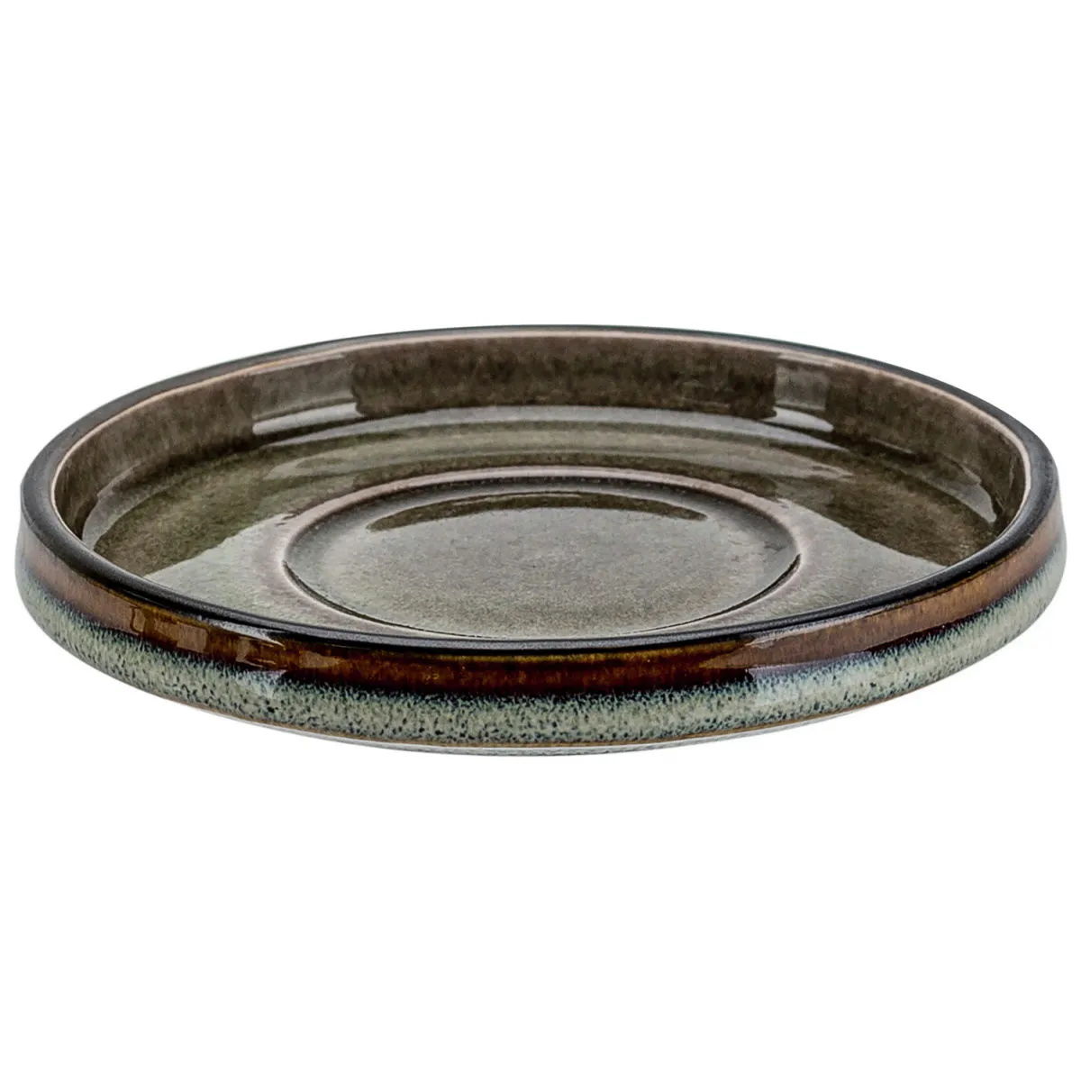 6x Cosy & Trendy Piattino espresso Quintana; 12 cm (Ø); verde; 6 pz. / Pacco - immagine 1