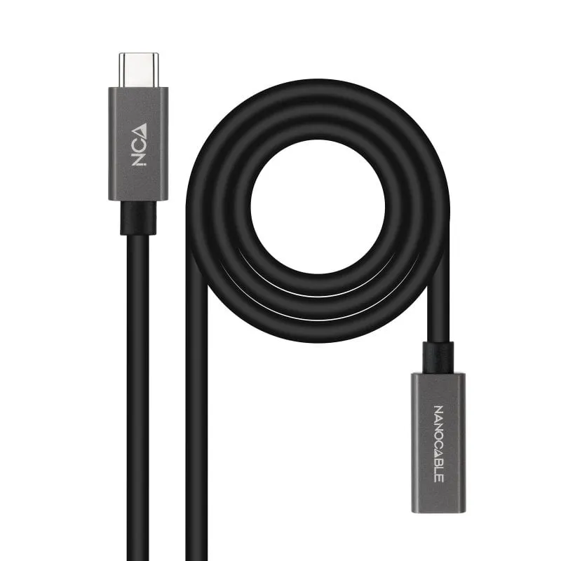Nanocable 10.01.4401 cavo USB 1 m USB 3.2 Gen 2x2 USB C Nero - immagine 1