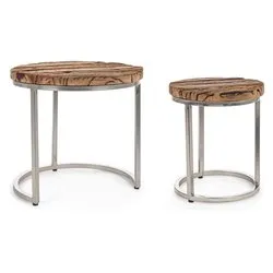 RAFTER Set tavolini Legno - immagine 1