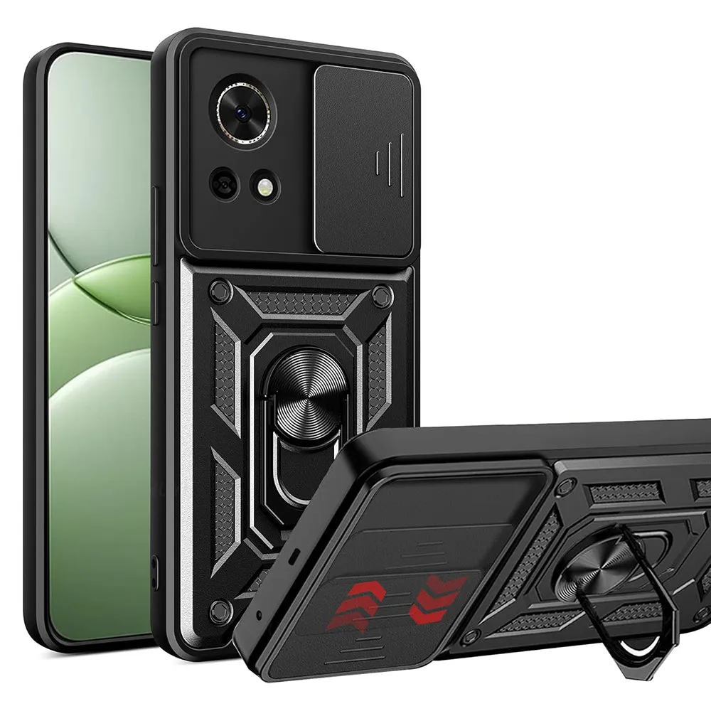 Custodia per Huawei nova 13, Techsuit, CamShield, Nera - immagine 1