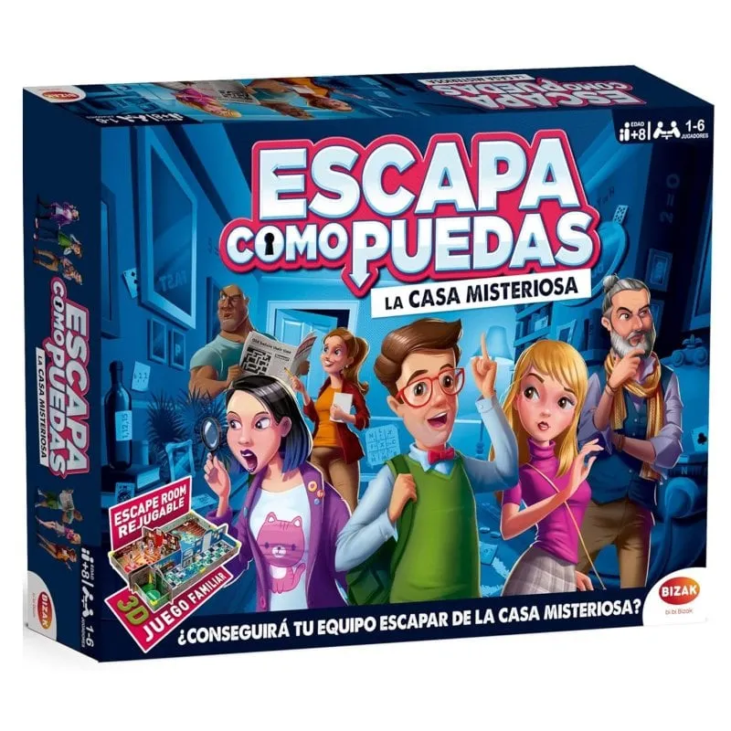 Gioco da tavolo Bizak Escape as You Can - immagine 1