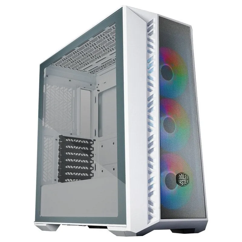 Cooler Master MasterBox MB520 Mesh Midi Tower ARGB Vetro temperato USB-C/3.2 Bianco - immagine 1