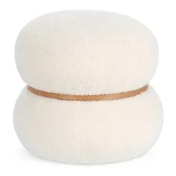 MIRKA Pouf Bianco - immagine 1