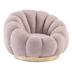 FLOREL Girevole Poltrona Rosa antico - immagine 1