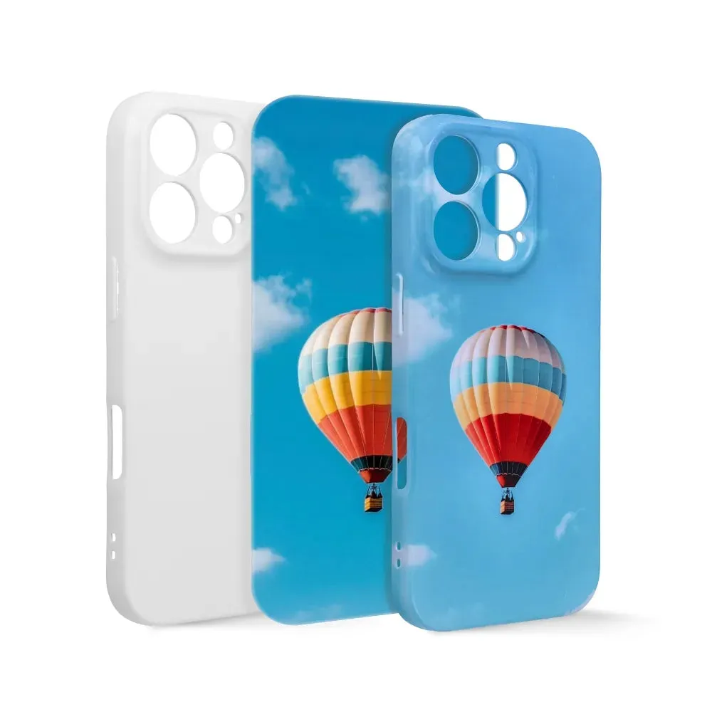 Custodia per sublimazione Apple iPhone 16 Pro Max, OEM, Morbida, Bianca - immagine 1