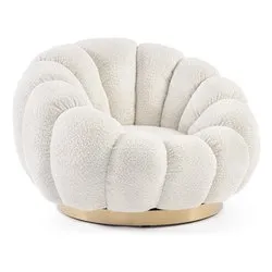 FLOREL Girevole Poltrona Naturale - immagine 1